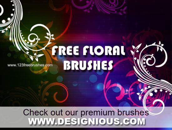 Free floral photoshop brushes Free floral photoshop brushes Free Brushes
